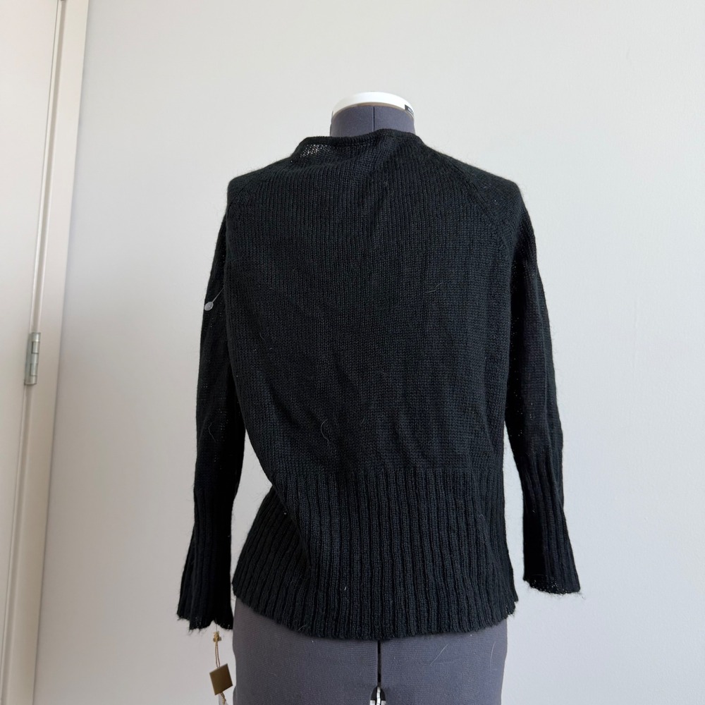 Deadstock Mossimo Mohair Tie-Front Embellished Sweater Top - Picture 6 of 6